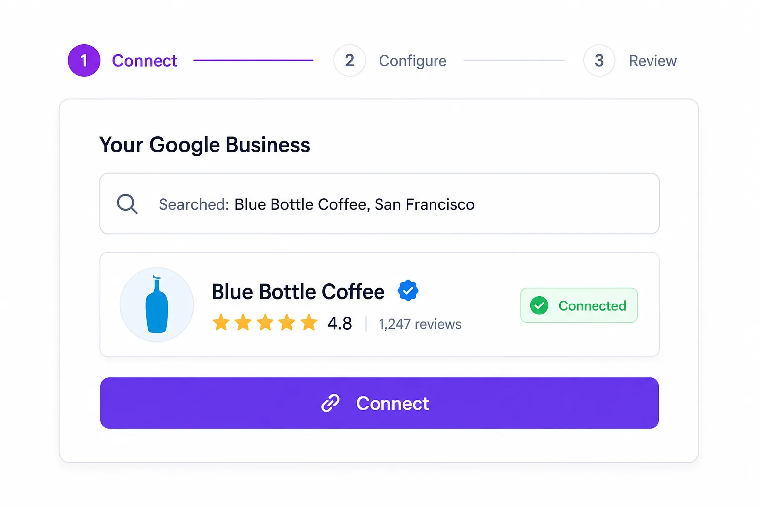 Connect your Google Business Profile to WidgetJar using Place ID or Google Maps link